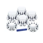 United Pacific 10307 - Axle Hub Cover Kit Chrome Dome Combo Wit. Fixed Price $184.98.