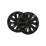 Left Wheel Cover Hubcaps For Tesla Model Y, 20" Matte Black Symmetry Design 2PCS. Fixed Price $33.14.