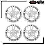 Set Of 4 13" Wheel Hub Caps Silver Snap On For R13 Tire & Rim Covers Kit. Fixed Price $35.26.