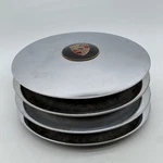 Porsche 356 911 912 Set Wheel Cover W/ Enameled Crest. Fixed Price $225.00.
