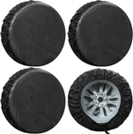 Pack Black Tire Covers 32-34.5 Inch Waterproof Sun Snow For Rv Truck Trailer. Fixed Price $39.00.