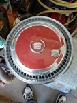 1974 75 76 77 78 Cadillac Eldorado Wheel Cover Hubcap Red Convertible. Fixed Price $76.00.