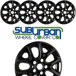 Fits 2017-2025 Chrysler Pacifica # 7259-GB 17" Gloss Black Wheel Skins New SET/4. Fixed Price $174.99.
