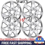4PCS 16" Chrome Wheel Covers Full Rim Bolt Hubcaps For 2006-2011 Honda Civic. Fixed Price $51.99.