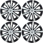 Fits Volkswagen Jetta Golf Passat # PRT-1046-15S-IB 15" Hubcaps + Logo SET/4. Fixed Price $130.00.