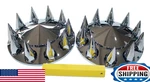 Jiaru Abs Chromed Hubcaps Front Wheel Axle Cover Set 33MM Thread-on. Fixed Price $78.23.