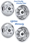 15" Sprinter Van Stainless Steel Wheel Simulators + Rear Air Valve Extension Kit. Fixed Price $435.64.