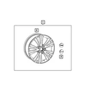 Genuine Mopar Wheel Center Cap 1SK35DD5AA. Fixed Price $13.44.