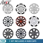 Set Of 14" 15" 16" 17" Wheel Covers Snap On Full Hub Caps Tire & Steel Rim. Fixed Price $36.99.