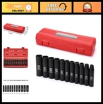 Mixpower 11-PIECE 1/2-INCH Drive Deep Impact Socket Set, Cr-v, Metric, 6 Point,. Fixed Price $40.99.