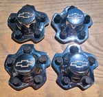 Chevy Blazer, S-10 Center Cap Set Of 4, Chrome, 1994-2005 Part # 15710201. Fixed Price $129.95.