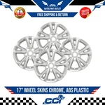 New 17" Wheel Skins Chrome, Abs Plastic Set Of 4 For 2016-2017 Chevrolet Equinox. Fixed Price $105.92.