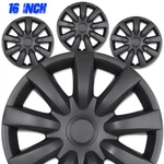 15" Set Of Snap-on Matte Black Wheel Cover Hubcaps For 2004-2006 Toyota Camry. Fixed Price $45.99.