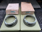 (2) Nos 74-76 Buick Riviera Electra Lesabre Hub Caps Wheel Covers Bezel Gm Rare. Fixed Price $14.99.