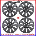 Set Of 4 16" Bolt Hubcaps Wheel Rims Cover For 2008-2012 Honda Accord Sedan. Fixed Price $51.99.