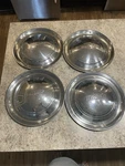 Set Of Vintage 1949 1950 Desoto Deluxe Custom 15" Wheel Cover Hubcaps. Fixed Price $95.00.