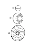 Genuine Mopar Wheel Cover ZY74ZDJAC. Fixed Price $244.98.