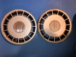 Two 1989-1993 Volvo #1372165 240 14" Hub Caps Wheelcovers 244 245. Fixed Price $44.00.