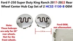 Ford F250SD King Ranch 2017-2022 Rear Wheel Center Hub Cap Set Of HC3Z-1130-B. Fixed Price $37.00.