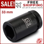 Mixpower 1 Inch Drive Deep Impact Socket, Cr-mo, 33MM, 6 Point, Radius. Fixed Price $19.99.