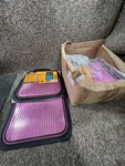 (4 Packs Of 4) Bdk Heavy Duty Car & Truck Mats Rubber Pink Metallic Trimmable. Fixed Price $81.81.