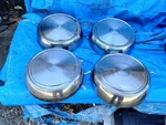 Ford Econoline E250 E350 16" Dog Dish Cap Set Of 4, 1992-2007 P/n F2UA-1130UA S2. Fixed Price $60.00.