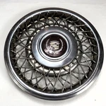 Oem 1986-1992 Cadillac 15" Wire Wheel Cover Hubcap #4576415 Fwd 87 88 89. Fixed Price $99.00.