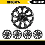 (4 PACK)16 Inch Wheel Rim Cover Hubcaps Fit R16 Tire Snap Installation Black. Fixed Price $44.99.