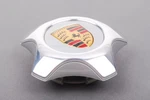 Genuine Porsche Cayenne Aluminum Star-shaped Center Cap 955361303089A1. Fixed Price $124.99.