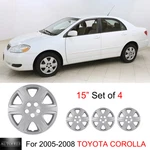 15" Set Of 4 Hubcaps Wheel Rim Covers Fit For 2005-2008 Toyota Corolla R15 Steel. Fixed Price $48.99.