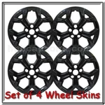 2024-2024 Jeep Compass Black 17" Wheel Skins Hubcaps Covers Set. Fixed Price $180.00.
