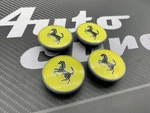 Ferrari (various Classics), Used Oem Wheel Rim Cup Set With Grey Border, 108947. Fixed Price $495.00.