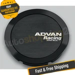 Advan YV0329 Black 73MM Full Flat Centercap. Fixed Price $60.18.