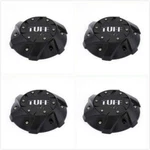 4X Satin Black Tuff Wheels C611901 Center Hub Cap CCTT11DDSBC W/screws. Fixed Price $95.99.
