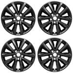 4 Black 17" Wheel Skins Hub Caps Full Rim Covers For Kia Sorento Lx 2016-2018. Fixed Price $87.99.