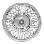 New Set Of 4, 15 Inch Chrome Laced Design Aftermarket Wheel Covers. Fixed Price $112.84.
