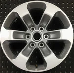 One 2019 Dodge Ram 1500 96314 Wheel 18" Rim Silver Painted Oem 5YD53TRMAA 1618. Fixed Price $129.00.