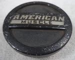 American Muscle Wheels Flat Black Custom Center Caps # C-AM1 (1). Fixed Price $29.00.