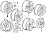 Genuine Gm Wheel Trim Cap 95489949. Fixed Price $10.86.
