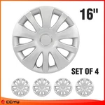 4 Pcs Hub Caps 16 Inch Wheel Cover Universal Silver Trim Kit. Fixed Price $44.99.