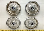 Oem Gm Set Of 14" Wire Hubcaps 10091787 1986-1991 Buick Century/skylark (W480). Fixed Price $324.95.