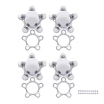 United Pacific Center Caps Bullet Style Bolt-on Steel Chrome Set Of 4 C8061. Fixed Price $191.99.
