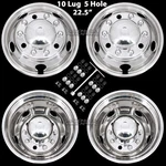 1988-98 Ford 7000 8000 22.5" 10 Lug Hole Wheel Simulators Rim Liners Covers. Fixed Price $639.99.