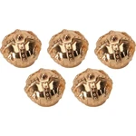 Vintage Style Gold Crown Valve Stem Caps - Set 5. Fixed Price $5.95.