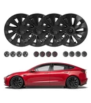 Set Of 4 Wheel Covers Hubcaps Cyclone Style For 2017-2023 Tesla 18 Inch. Fixed Price $84.09.
