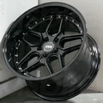 Esr CS15 Wheels 18X9.5 / 18X10.5 +22 5X114.3 Black Deep Dish Inch Rims Set. Fixed Price $1226.00.