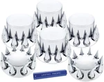 United Pacific 10307 Chrome Dome Cover Combo Kit W/ 33MM Thread Spike Nut. Fixed Price $199.99.