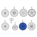 For Toyota Corolla 2020-2022 4260202490 Wheel Cover. Fixed Price $88.24.