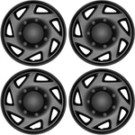 4-PACK Hubcaps Wheel Covers Compatible With Ford Van 1998-2023: Black Color. Fixed Price $118.27.