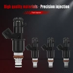 Set Fuel Injectors For Honda Accord Cr-v I4 2.4L 2005 2006 2007 2008 FJ484. Fixed Price $32.33.
